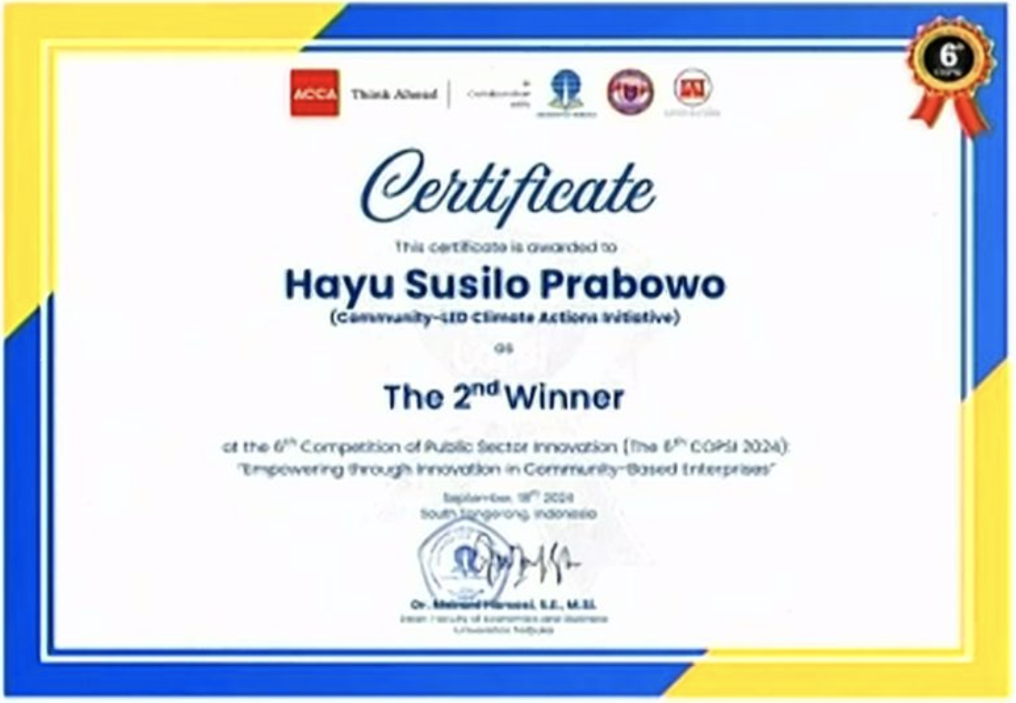 sertifikat kisuci